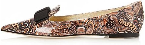 Eldof Women's Flats, Pointed Toe Flats Pumps, Patent Leather Flats Pumps, Walking Dress Office Classic Comfortable Flats