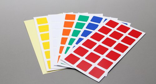 DaYan ZhanChi 3x3x3 Speed Cube Stickers (6-Pack) - (Premium Quality)
