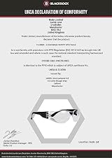 Blackrock Safety Glasses Clear Polycarbonate Anti-Scratch Lens Unisex view 12