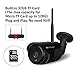Jennov 5MP Wireless WiFi Security Camera H264+ Video Home Surveillance Outdoor Waterproof and Siren Alarm 2.4G Wi-Fi/Ethernet Connection Motion Detection Two-Way Audio