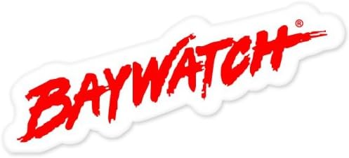 Baywatch TV Show car bumper window sticker 7" x 3"