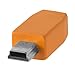 TetherPro USB-C to 2.0 Mini-B 5-Pin, 5Gbps Gen 1, 15' (4.6m), High-Visibility Orange