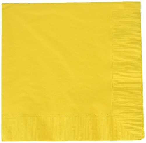 amscan Yellow Sunshine 2-Ply Luncheon Napkins, 50 Ct. | Party Tableware