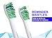 Charmzo Sonicare Toothbrush Heads 6 Pack-Replacement for Philips Electric Sonic Care Tooth Brushes Dental HX 6014 ProResults, Platinum, EasyClean, DiamondClean, FlexCare, Gum Health models