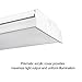 4FT LED Garage Shop Lights LED Wraparound Light Fixture, 50W 5500LM, 4000K Neutral White, Integrated Low Profile Linear Flush Mount Ceiling Lighting, 128W Fluorescent Tube Replacement, 4 Pack