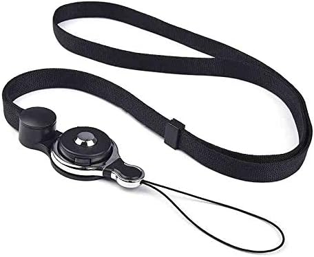 Amazon Co Jp Axyo ネックストラップ スマホ ストラップ 落下防止 使用便利 携帯ストラップ 太い紐 丈夫 ハンドリンカー スマホケース デジカメ 鍵 パスケースなど 対応 改善版 ネックストラップ ブラック 服 ファッション小物