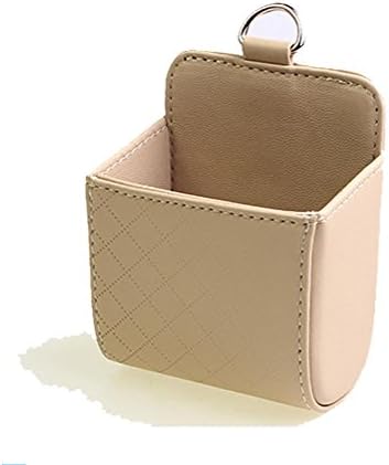 RUIRUI-Vehicle glove box phone bag leather pockets multi-purpose magic box , 5