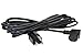 SF Cable 10ft Left Angle NEMA 5-15P to C13 Power Cord, 10Amp, 18/3 AWG, Compatible with HDTV, LCD Plasma, DLP TV, PC, Monitor, Printer, hubs, switches,