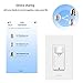 Eoce Smart Light Switch, Smart Switch with Motion Sensor, 10A Sensor Light Switch, PIR Occupancy Sensor Switch, WiFi enabled, Remote Control and Timer, Compatible with Alexa and Google Assistant