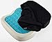 Memory Foam Seat Cushion - Comfort Orthopedic Design to Relieve Sciatica, Coccyx and Tailbone Back Pain. Conforms to Body Shape and Promotes Healthy Posture. Perfect Gel Cushion for Office Desk Chair.