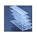doopootoo Clear Acrylic Trapezoid 24 Lattices Lipsticks 14.59.57.3cm Cosmetic Perfume Organizer Display Holder Storage Shelf