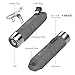 Led Flashlight Rechargeable 550 Lumens Mini Flashlight Led Waterproof Small Flashlight for Camping 4 Modes (Gray)
