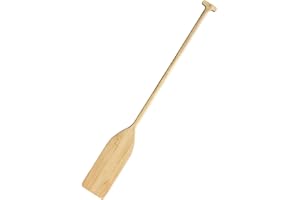 DYNWAVE Wood Paddle Boating Oar Wall Decor Sturdy Nautical Decoration Performance Prop Boat Paddle for Outdoor Pool Home Offi