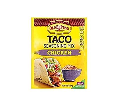 Old El Paso Chicken Taco Seasoning Mix (Pack of 4) oz Packets