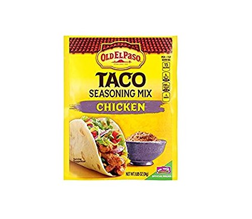 Amazon Com Old El Paso Chicken Taco Seasoning Mix Pack Of 4 85 Oz Packets Grocery Gourmet Food