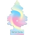 LITTLE TREES Car Air Freshener | Hanging Paper Tree for Home or Car | Cotton Candy | 3 Pack