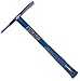 Estwing Burpee Rock Pick - 17" Geological Tool with Pointed Tip & Shock Reduction Grip - BP500