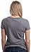 Ann Arbor T-shirt Co. Boss Lady | Funny Bossy Alpha Female Glitter Glam Bling Ladies' V-Neck T-Shirt-(Vneck,M),Grey Frost