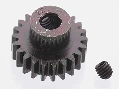 Robinson Racing Extra Hard 22 Tooth Blackened Steel 32p Pinion, 5mm