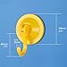 Power Lock Suction Cup Hooks (4-Pack), Each One With 20 lb Capacity (White)