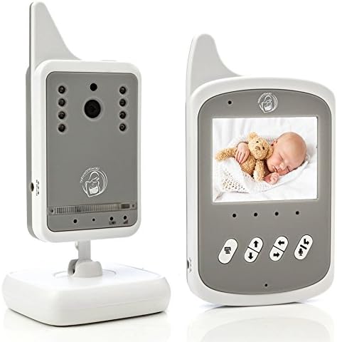Video Baby Monitor with Camera : 2,4" LCD Digital - Wireless Surveillance Camera with Night Vision for Remote Monitoring of Your Infant.
