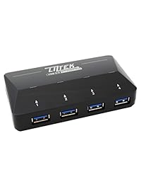 liztek HB4   3200 usb 3.0 4 Port Hub con puertos de carga inteligente