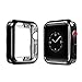 top4cus 38mm Cover Environmental Soft Flexible TPU Anti-Scratch Lightweight Protective 38mm Iwatch Case Compatible with Apple Watch Series 8/7 Series 6/SE/5/4 Series 3/2/1 - Black