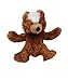 KONG - Plush, Low Stuffing Squeak Teddy Bear Dog Toy -Replacement Squeaker Included- For X-Small Dogs