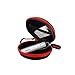 Earbud Case ZEEYU Hard Earphone Bluetooth Headphone Carrying Storage with Carabiner-Red