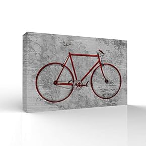 Outdoor Bike Painting Wall Bedroom Living House