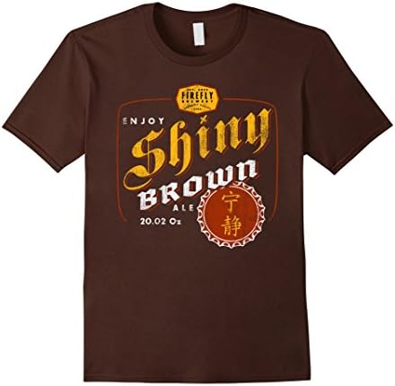 Men's Shiny Brown Ale - Cool Distressed Vintage Style T-Shirts 2XL Brown