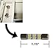 iJDMTOY 4pc White 6-SMD 29mm 6614 LED Replacement Bulbs For Car Sun Visor Flips Vanity Mirror Lights