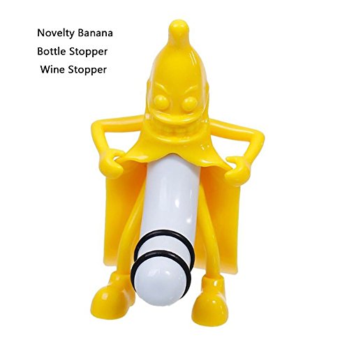M-bestl Mr Banana Funny Wine Bottle Stopper - Thumbnail 6