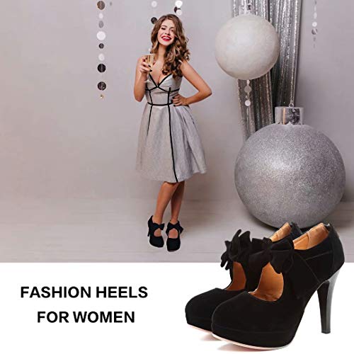 KARKEIN-Womens-Platform-Bow-Tie-Pumps-Sexy-High-Heels-for-Ladies-Fashion-Vintage-Shoes