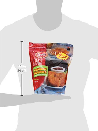 2 Tyson+Cooked+Chicken+Nuggets+Frozen