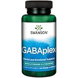 Swanson Amino Acid Gabaplex w/L-Tyrosine &amp; L-Theanine 60 Veg Capsules