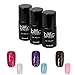 Maniology (formerly bmc) 3pc Thermal Heat Color Changing Nail Lacquers Gel Polish Master Set - Beneath It All Collection