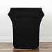 Efavormart New 41-50 Gallons Commercial Grade Black Stretch Spandex Round Waste Trash Bin Container Cover