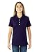 Jerzees Women's 4 Pearl Buttons Collar Polo Shirt, L, Deep Purple