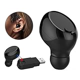 Mini Bluetooth Earbud, EGRD Wireless Invisible Earphone Headphone Headset-5.5Hrs Playtime Support Magnet Charging Car Headset with Mic For iPhone, iPhone 7, 7plus and Android Smartphone. (1 Piece)