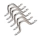 Amarine Made Stainless Steel Bimini Boat Top PAD Eye, Eye Straps, Tie Down, Kayak Deck Loops, Tie Down Anchor Point, footman's Loop for Kayak Canoe Rigging (6-Pack)
