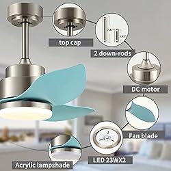 Modern Ceiling Fans With Lights Remote