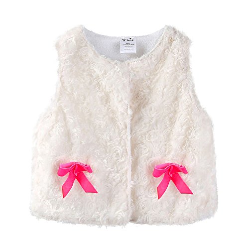 Mud Kingdom Baby Girl Fur Vest Jacket 6 Months Hot Pink