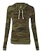 Alternative Ladies' Classic Hooded T-Shirt 1928-X-Large-Camo