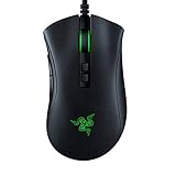 Razer DeathAdder v2 Gaming Mouse: 20K DPI Optical Sensor - Fastest Gaming Mouse Switch - Chroma RGB Lighting - 8 Programmable Buttons - Rubberized Side Grips - Classic Black