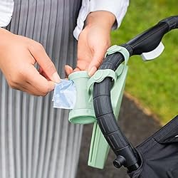 Ubbi Retractable On-the-Go Bag Dispenser for Baby