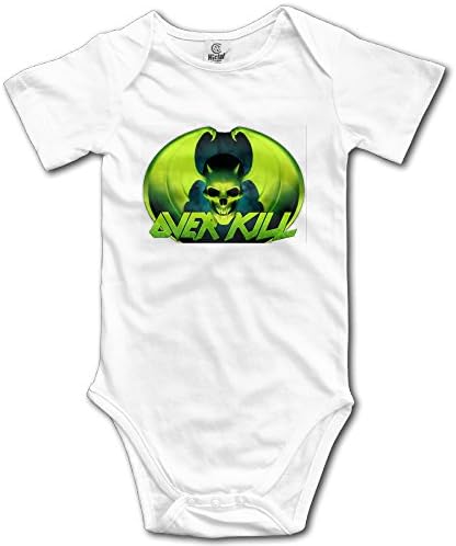 Cute Baby Onesies Overkill The Years Of Decay Live Yound Die Free Metal Band Long Sleeve Bodysuits