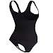 Women Full Body Shaper Waist Trainer Cincher Corset Shapewear Bodysuit Tummy Underwear for Control (S, Black Waist Trainer Bodysuit Shapewear)