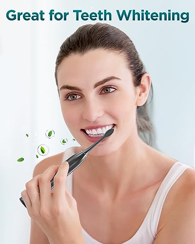 Ultrasonic Toothbrush for Adults - MISSCOZY Reachargeable Electric Toothbrush with 8 Brush Heads, Travling Case, 5 Modes & Smart Timer, Ultra Sonic Toothbrush