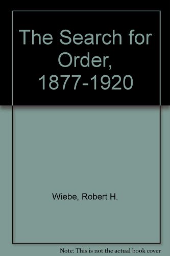 Search for Order: 1877-1920
